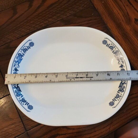 Corelle Luving Ware Old Town Blue Serving Platter by Corning‎ 12.5" - 2 Avail.2 - Picture 3 of 5